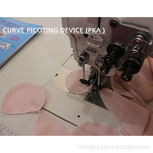 1721 Double needle picot stitch machine for turn stitch